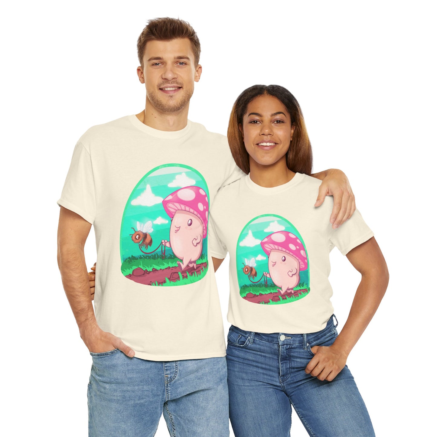 Bee Walk Unisex Heavy Cotton Tee