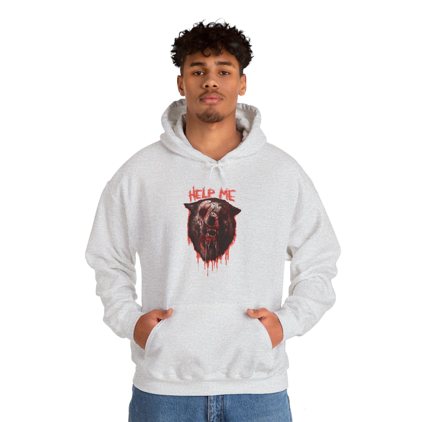Shimmer Bear Unisex Heavy Blend Hooded Sweatshirt