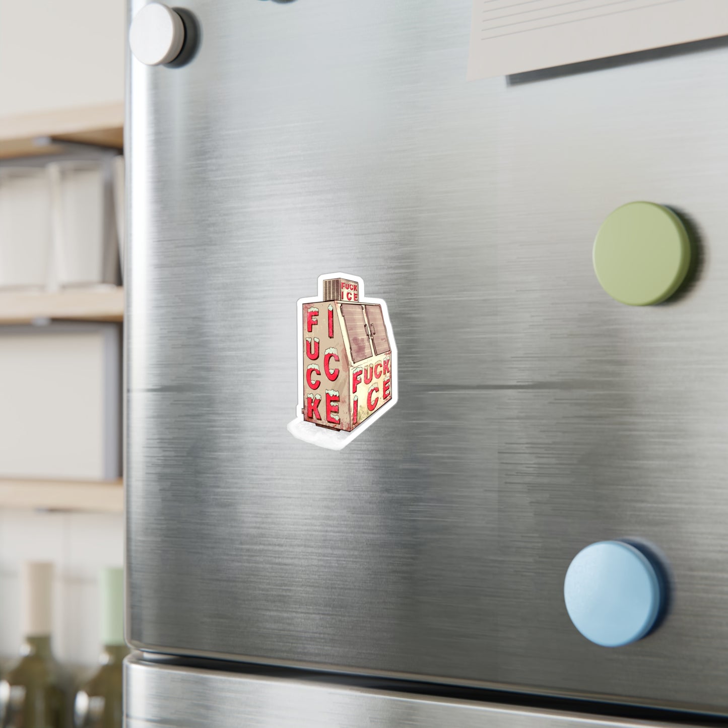 Ice Freezer Kiss-Cut Vinyl Decal