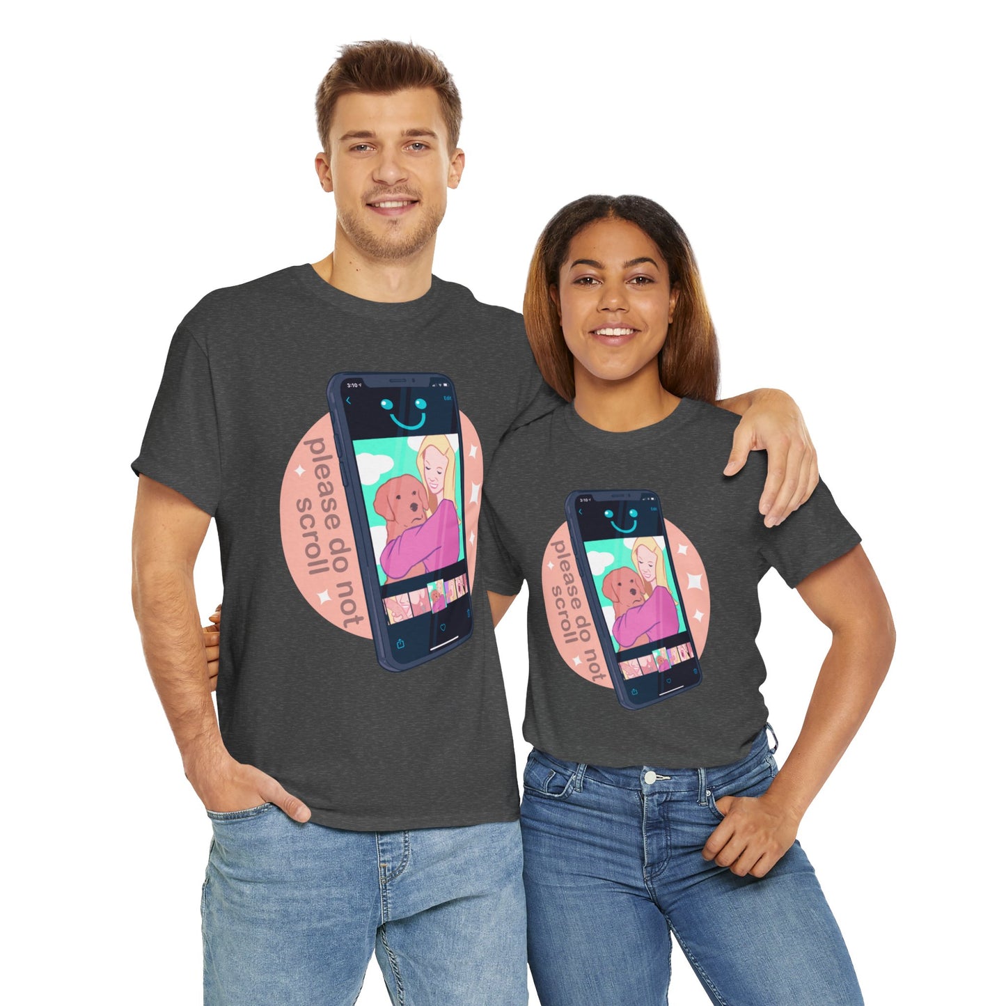 Don't Scroll Unisex Heavy Cotton Tee