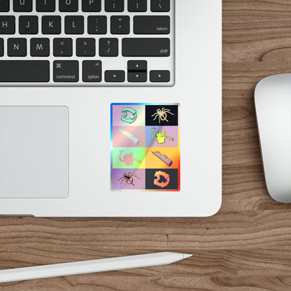 Sugar Free Halloween Holographic Die-cut Stickers