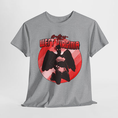 Cryptid Pinups: West Virginia Unisex Heavy Cotton Tee