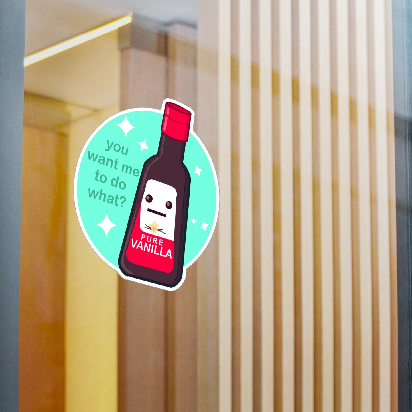 Vanilla Kiss-Cut Vinyl Decal