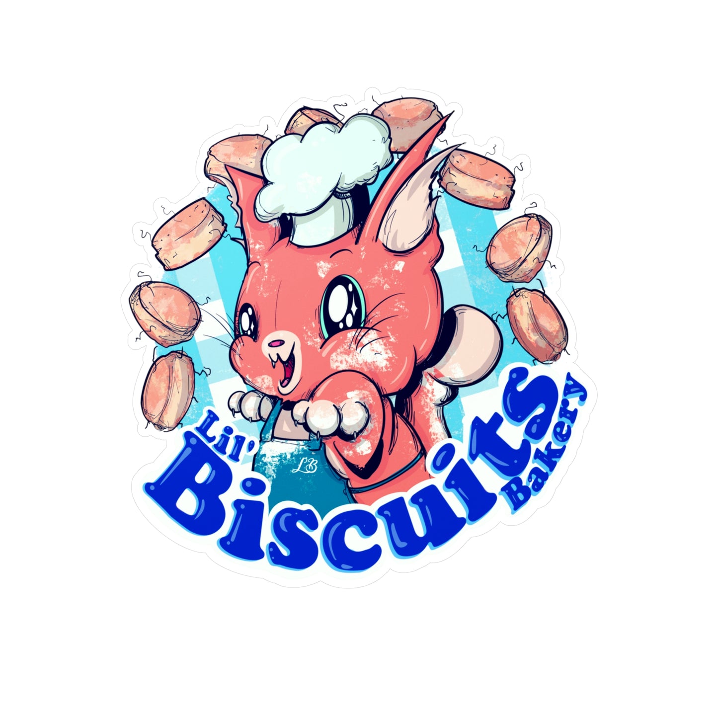 Lil Biscuits Kiss-Cut Vinyl Decal