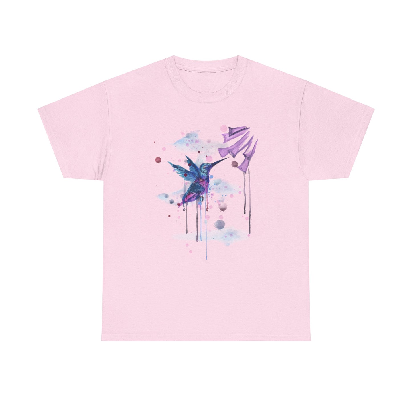 Hummingbird Skeleton Unisex Heavy Cotton Tee