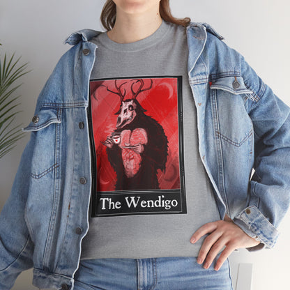 The Wendigo Tarot  (Front & Back Print) Unisex Heavy Cotton Tee
