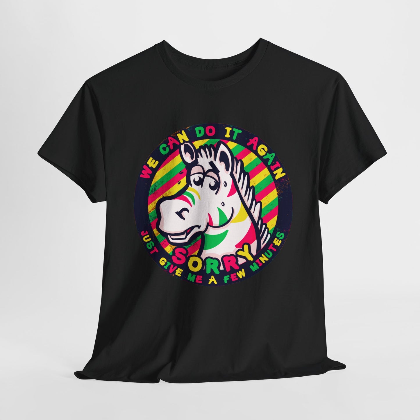 Premature Zebra Unisex Heavy Cotton Tee