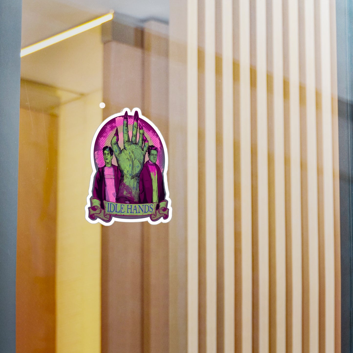 Idle Hands Kiss-Cut Vinyl Decal
