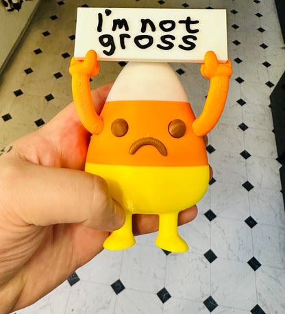 Sad Candy Corn 3D Print Figure