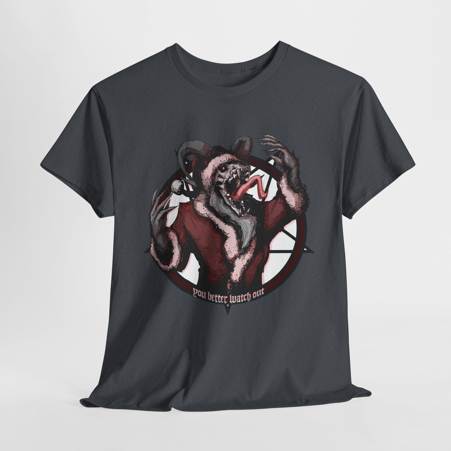 You Better Watch Out Unisex Heavy Cotton Tee