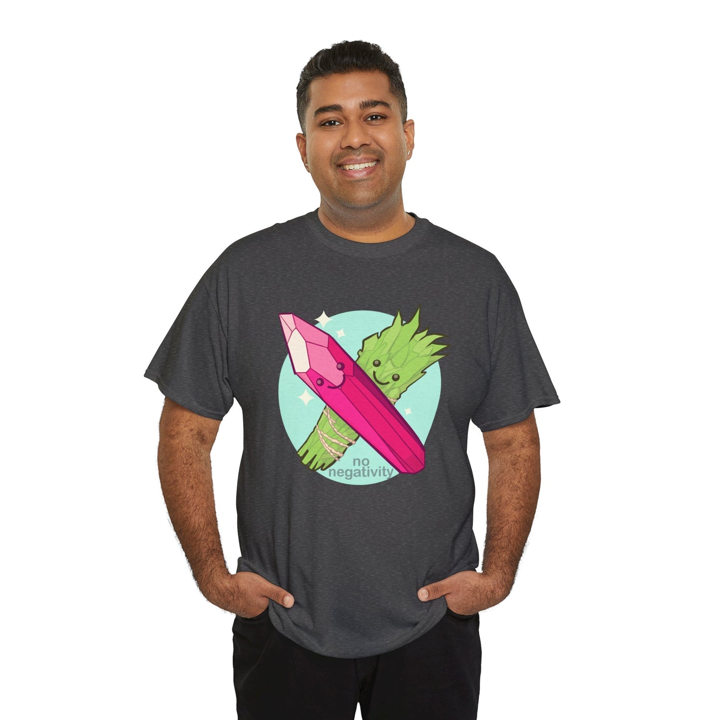 No Negativity Unisex Heavy Cotton Tee