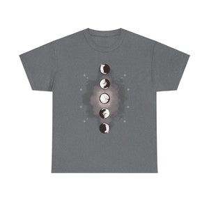 Cat Phases Unisex Heavy Cotton Tee