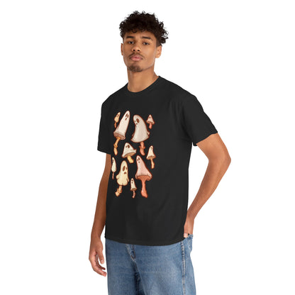 Spooky Mushrooms Unisex Heavy Cotton Tee
