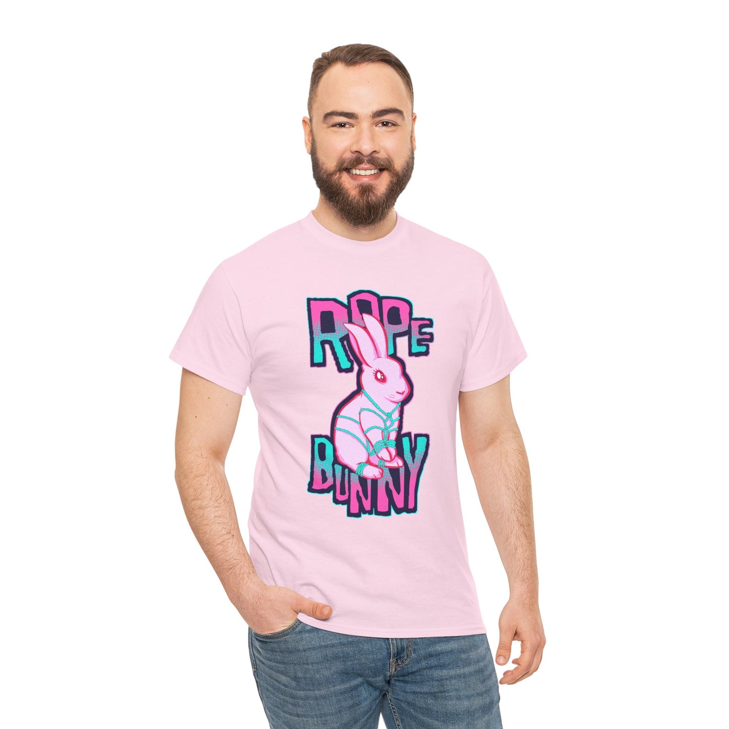 Rope Bunny Unisex Heavy Cotton Tee