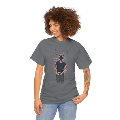 Deer Daddy Series 5: Youre Late Unisex Heavy Cotton Tee