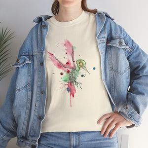 Hummingbird Skeleton Unisex Heavy Cotton Tee