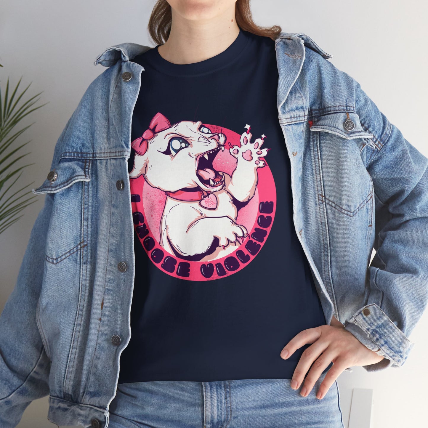 Killer Kitty Unisex Heavy Cotton Tee
