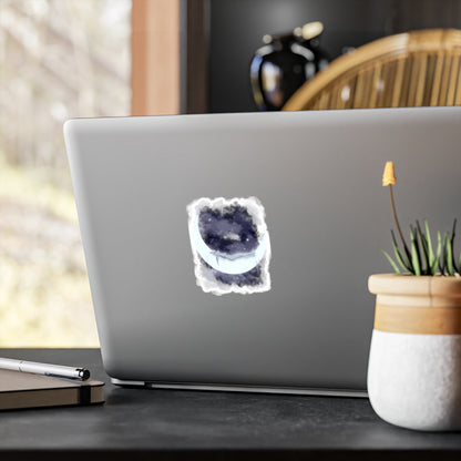 The Girl Who Loved The Moon Kiss-Cut Vinyl Decal