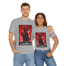 LuciPurr Tarot (Front & Back Print) Unisex Heavy Cotton Tee