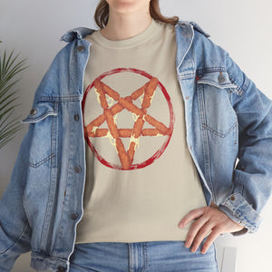 Mozzarella Stick Pentagram Unisex Heavy Cotton Tee