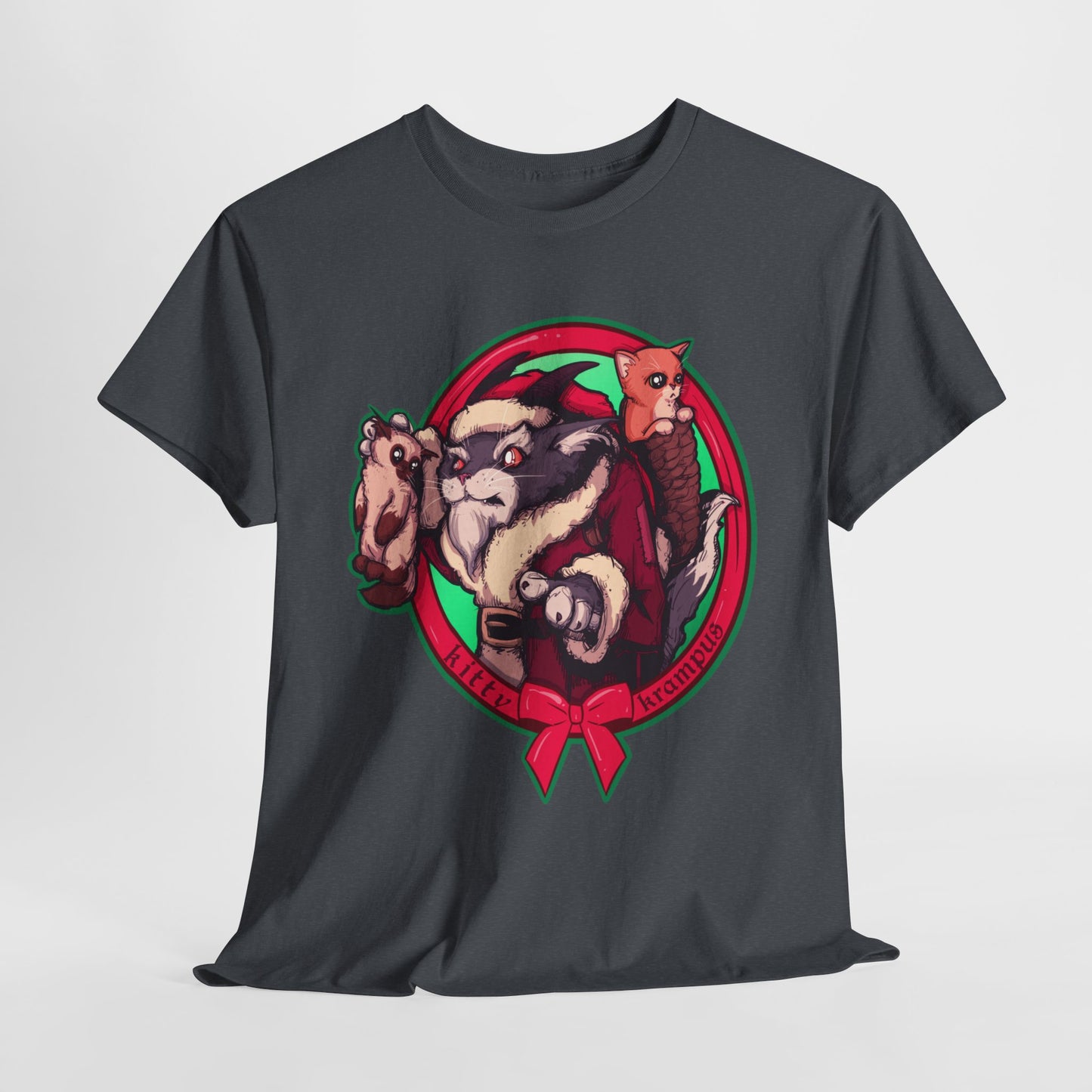 Kitty Krampus Unisex Heavy Cotton Tee