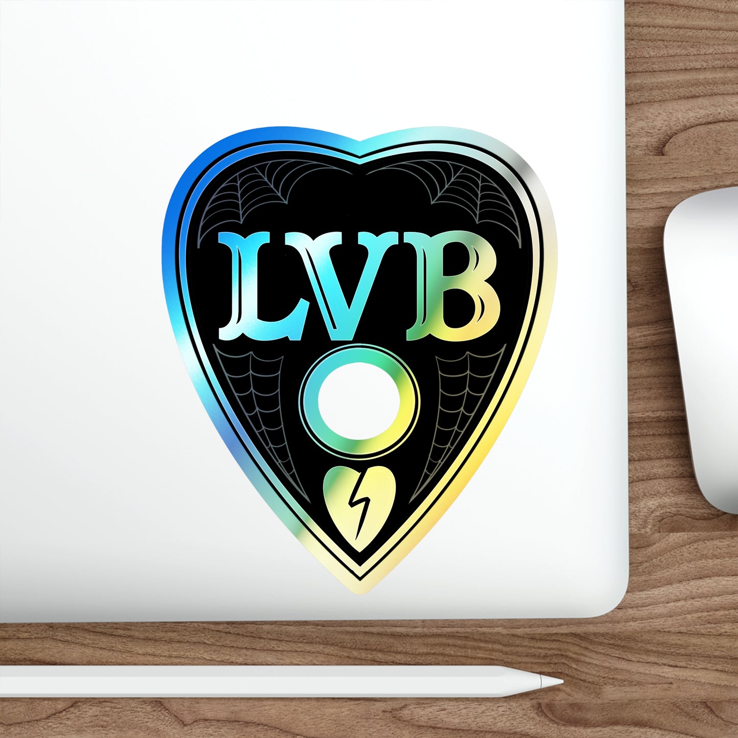 LVB Logo Planchette Holographic Die-cut Stickers