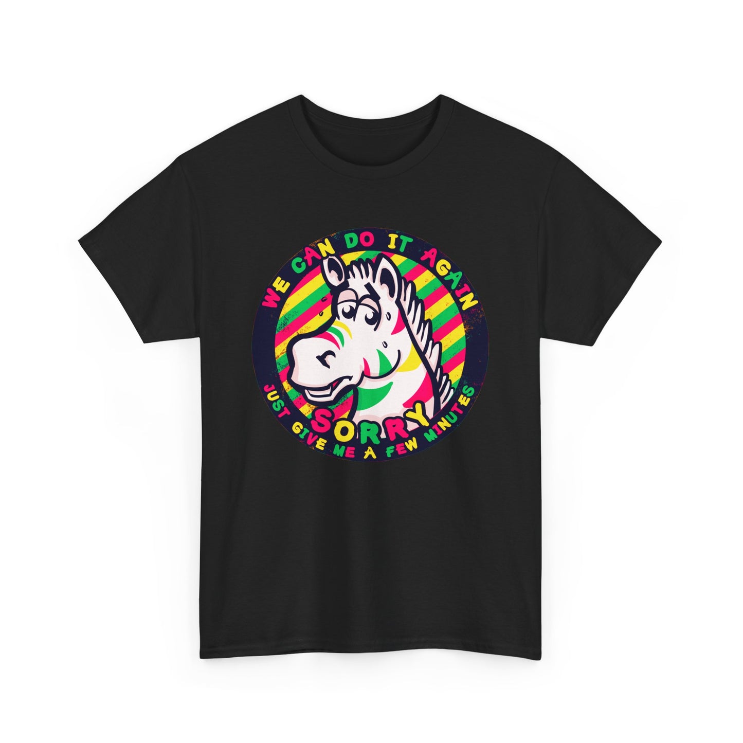 Premature Zebra Unisex Heavy Cotton Tee
