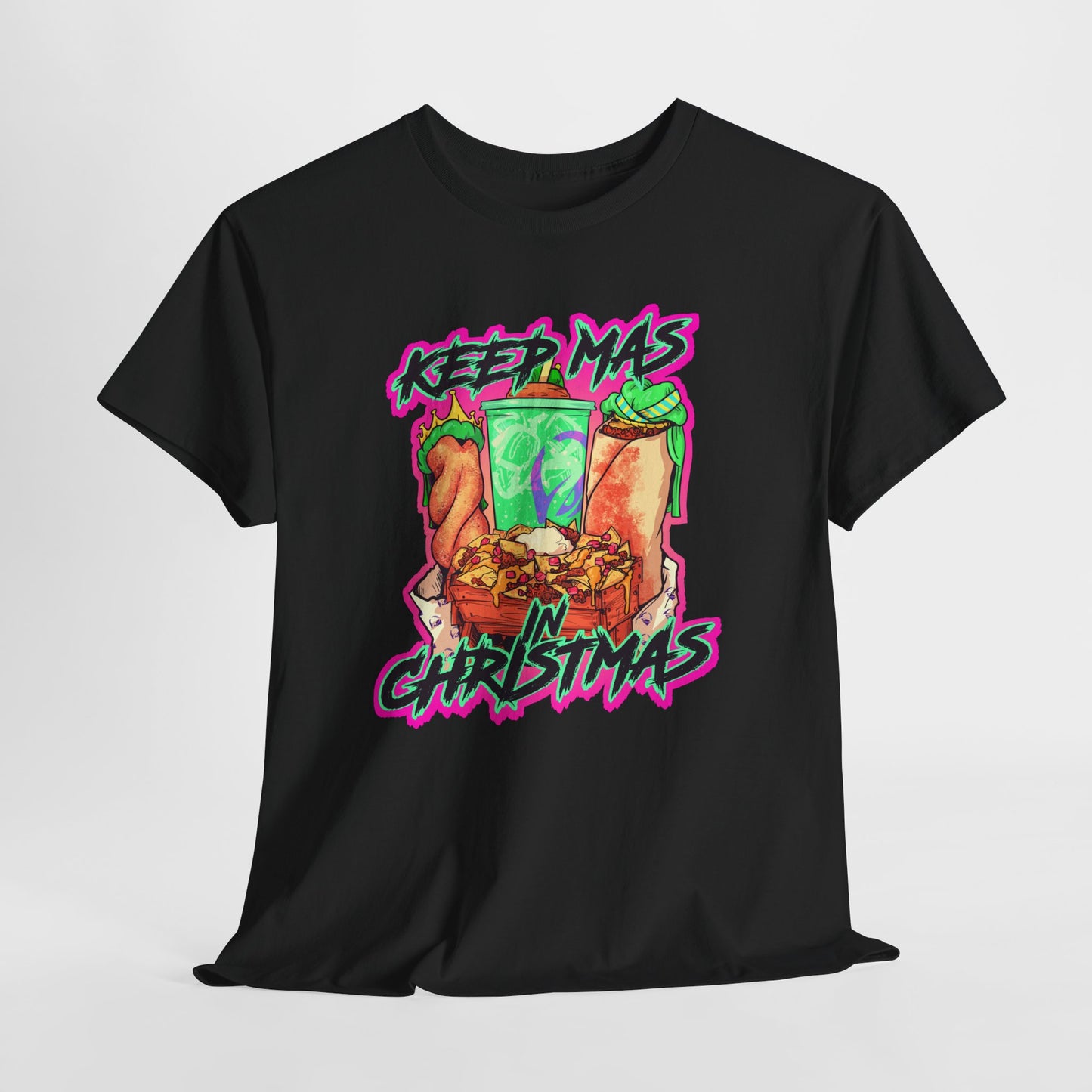 Keep Mas In Christmas Unisex Heavy Cotton Tee
