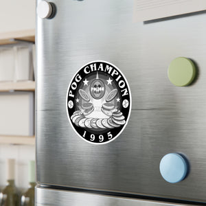 Pog Champion Kiss-Cut Vinyl Decal