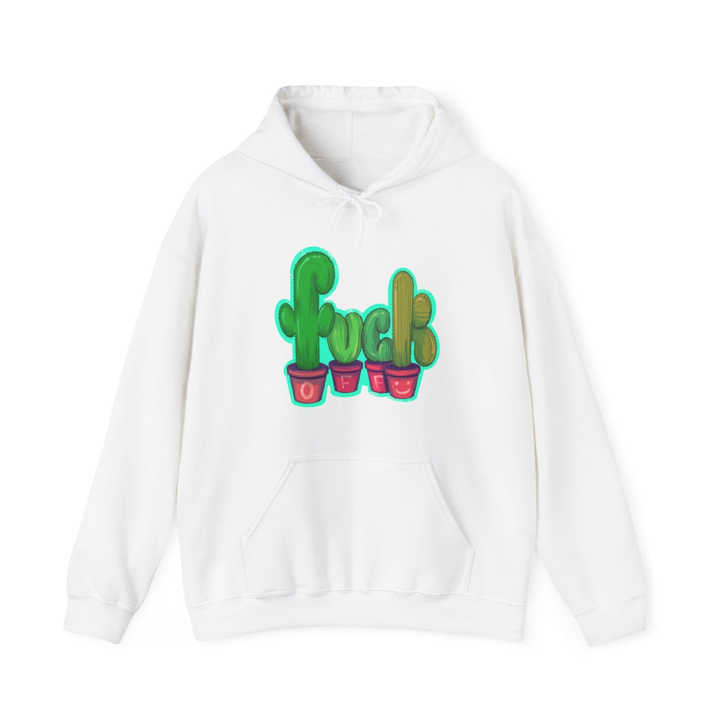 Rude Succulents Unisex Heavy Blend Hooded Sweatshirt