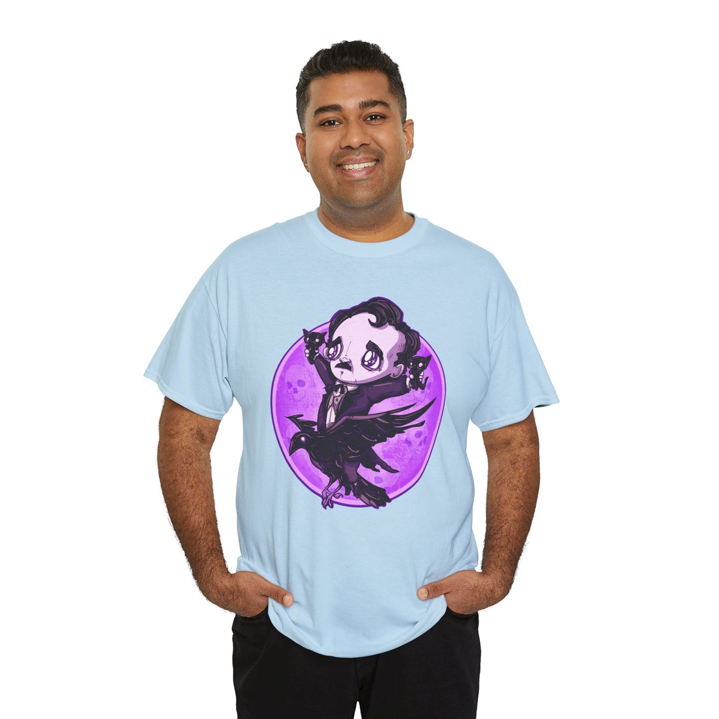 Poe Is Coming Unisex Heavy Cotton Tee