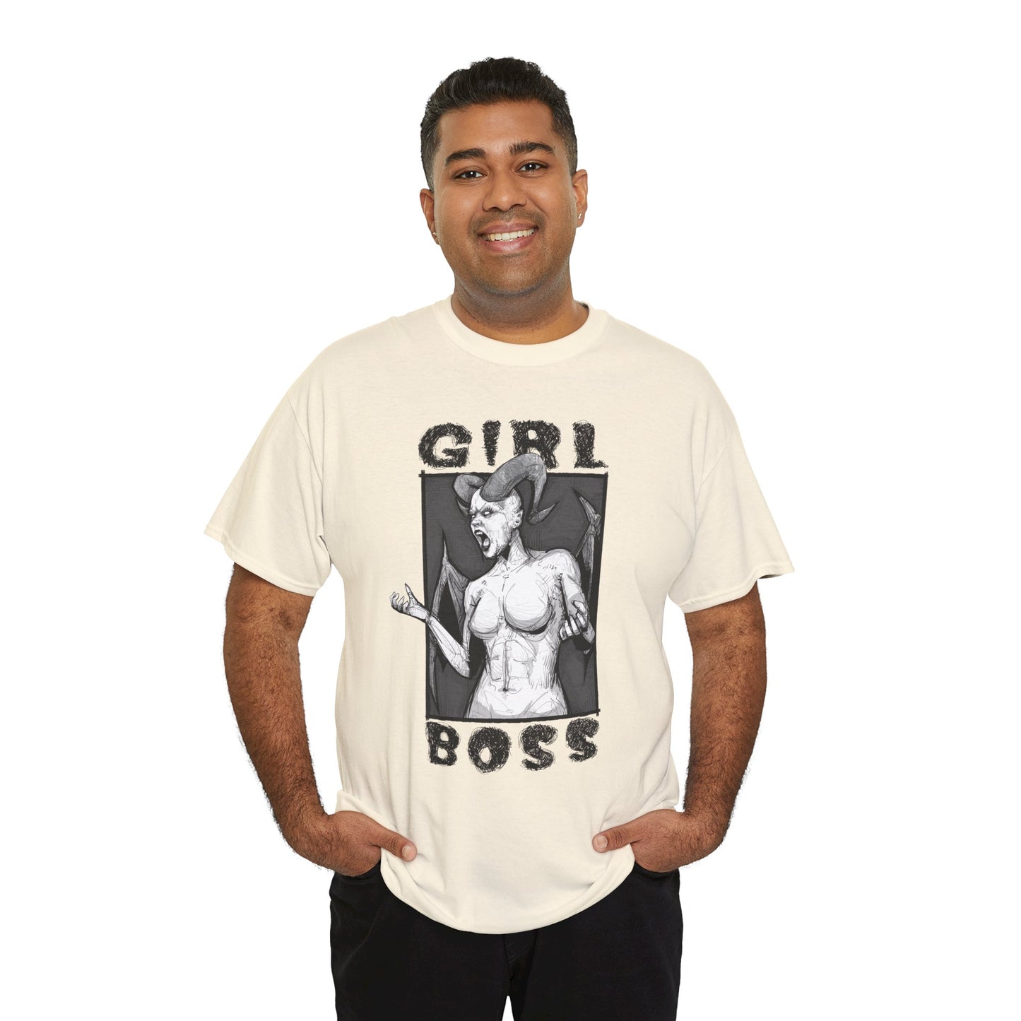 Girl Boss Unisex Heavy Cotton Tee