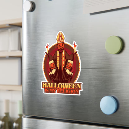 Halloween Is My Religion Kiss-Cut Vinyl Decal