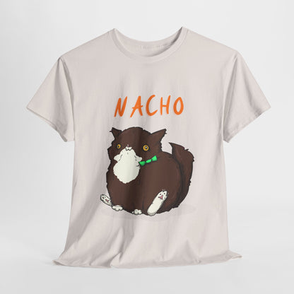 Nacho The Cat Unisex Heavy Cotton Tee