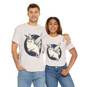 Moth Kitty Unisex Heavy Cotton Tee