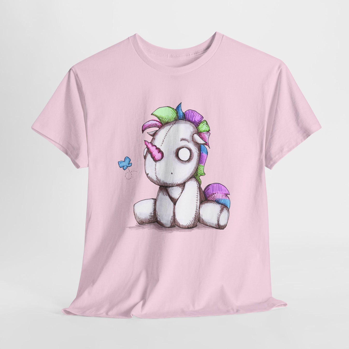 Plushie Unicorn Unisex Heavy Cotton Tee