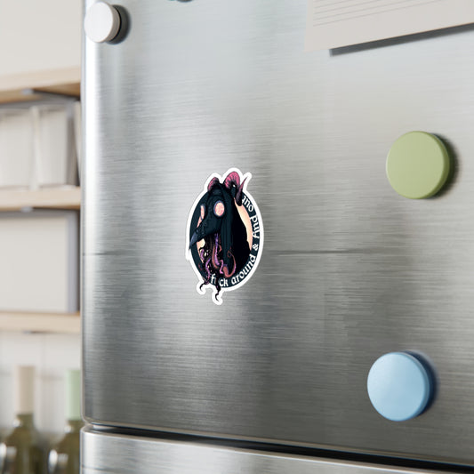 Find Out Kiss-Cut Vinyl Decal