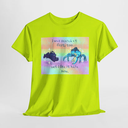Ocean Rainbow Bridge Unisex Heavy Cotton Tee