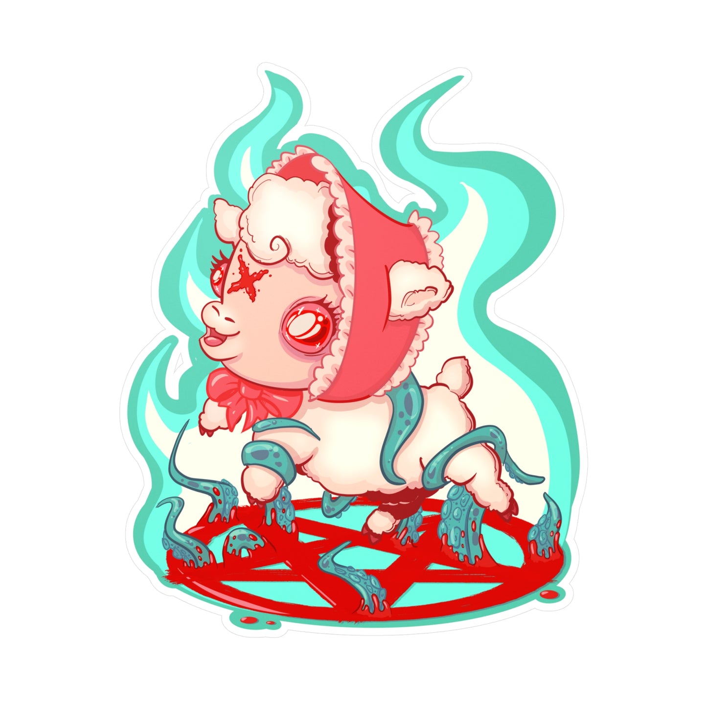 Sacrificial Lamb Kiss-Cut Vinyl Decal