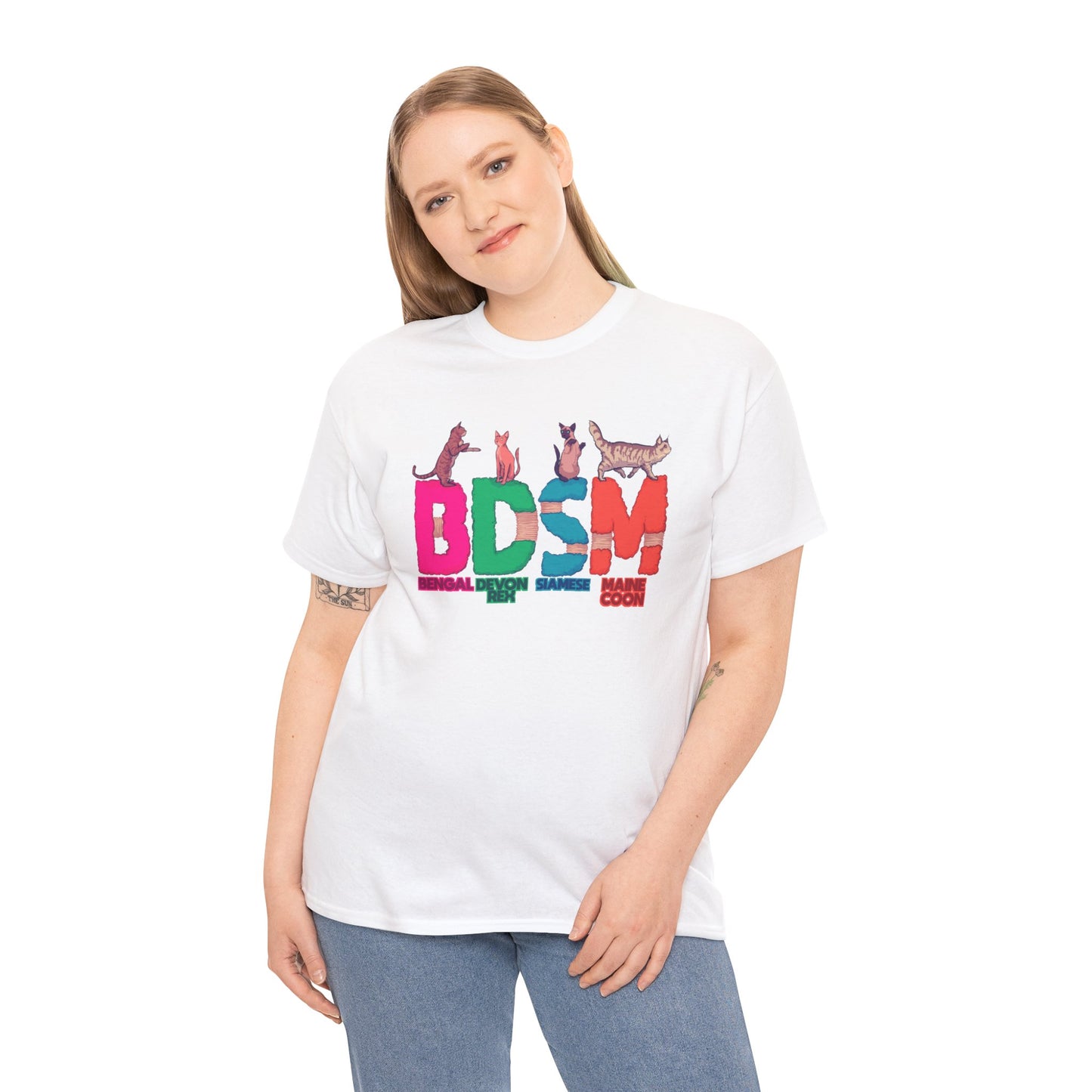 Cats Unisex Heavy Cotton Tee