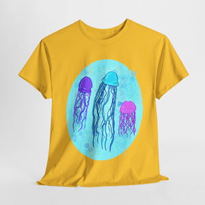 Jellyfish Varieties Unisex Heavy Cotton Tee