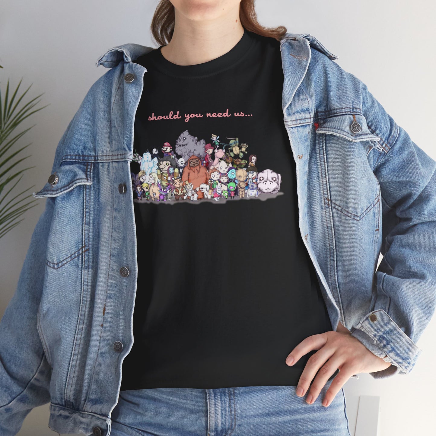 Should You Need Us Extended Unisex Heavy Cotton Tee