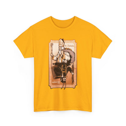 As Above So Below St Nick x Krampus Unisex Heavy Cotton Tee