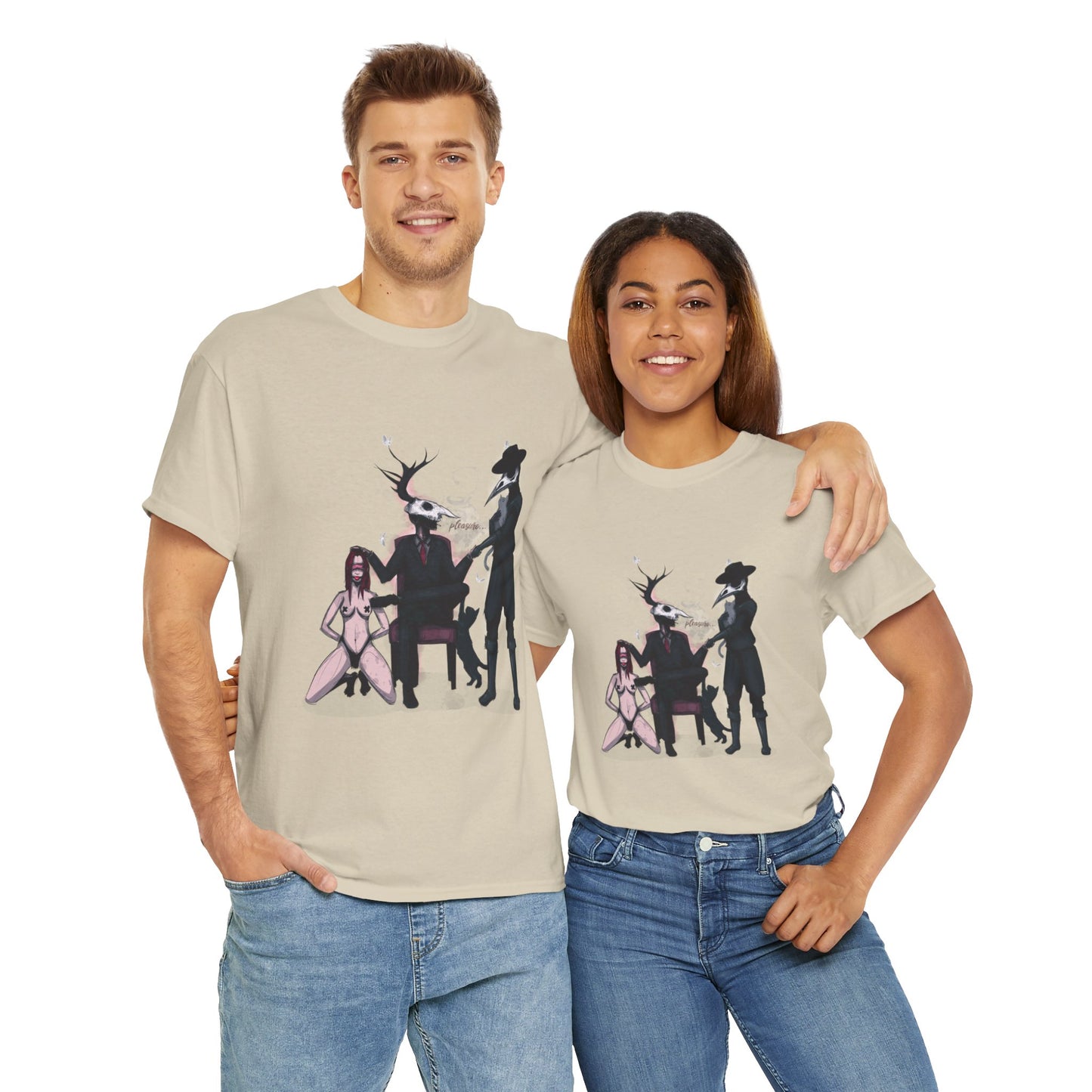 Deer Daddy / Nocturnal Unisex Heavy Cotton Tee