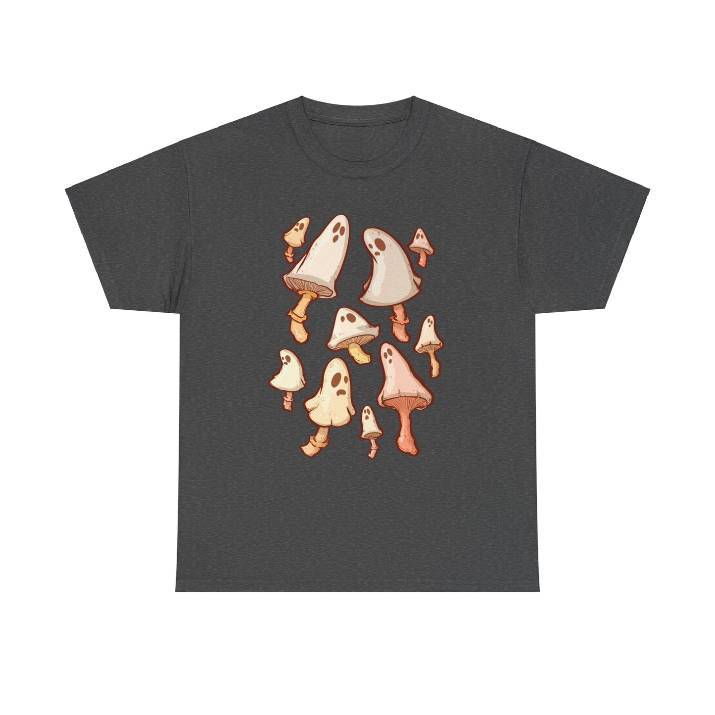Spooky Mushrooms Unisex Heavy Cotton Tee