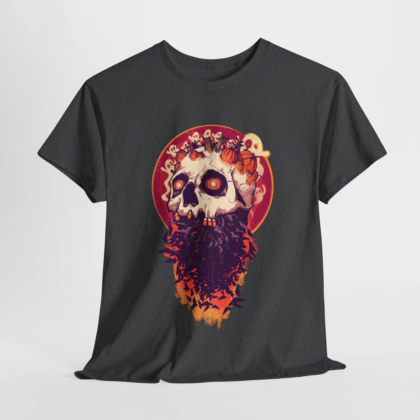 Elemental Skull Special Edition Halloween Unisex Heavy Cotton Tee