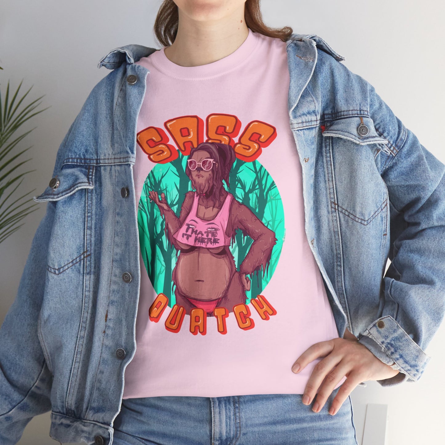 Sass Quatch Unisex Heavy Cotton Tee