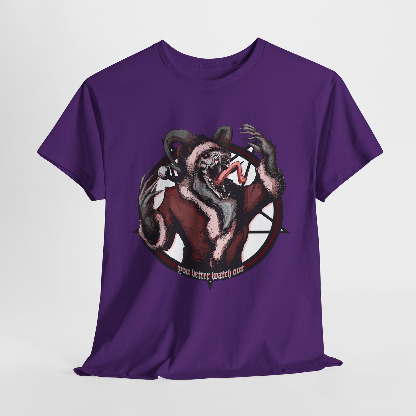 You Better Watch Out Unisex Heavy Cotton Tee