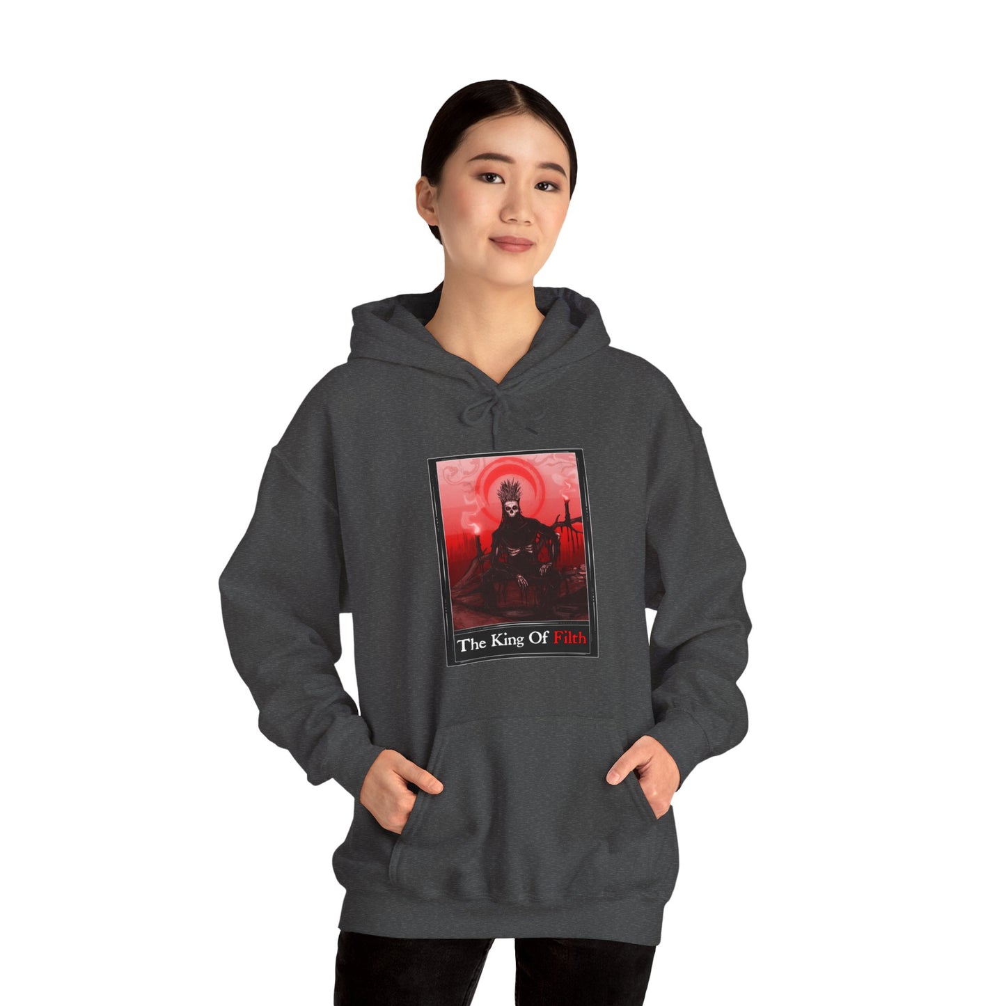 The King Of Filth Tarot Unisex Heavy Blend Hooded Sweatshirt