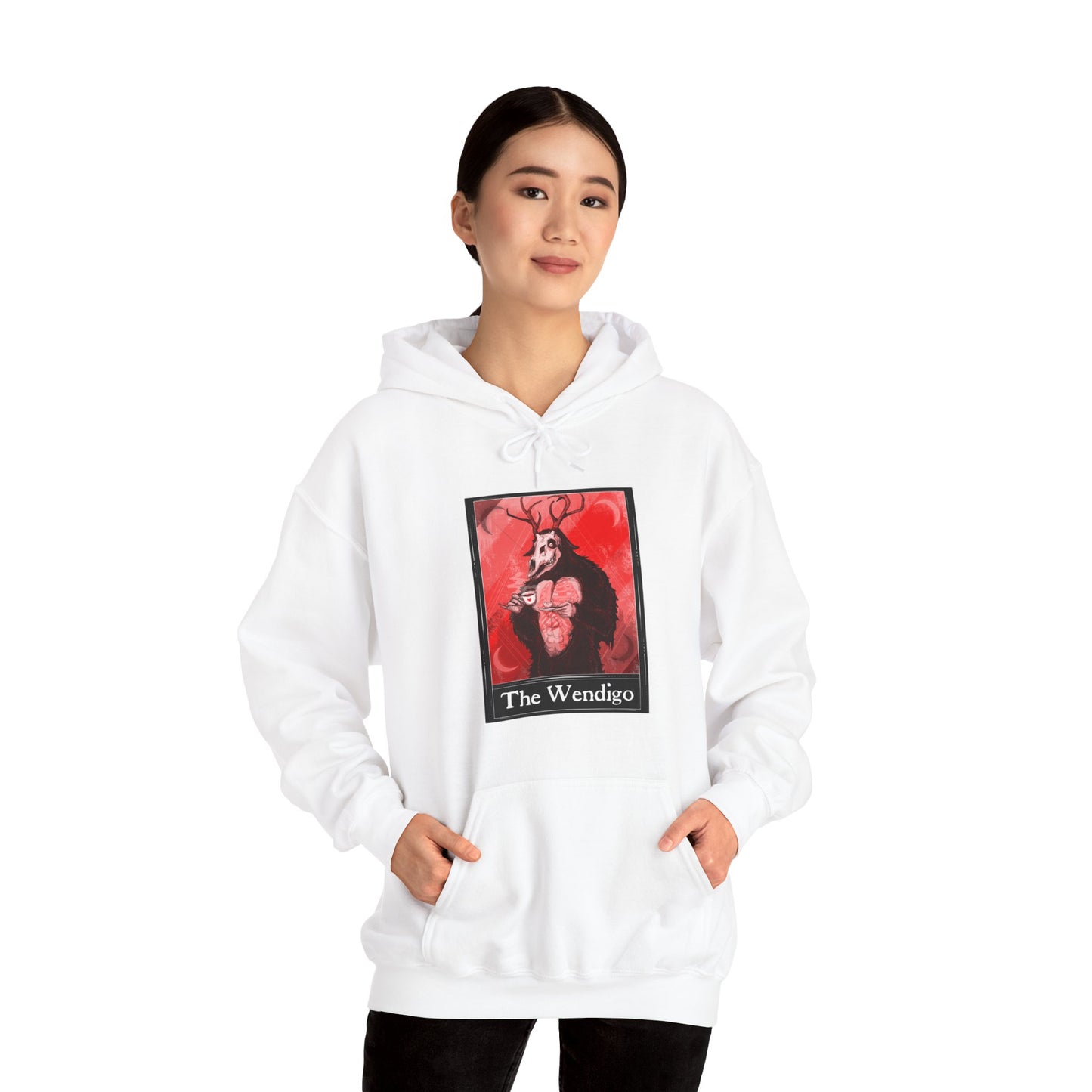 Wendigo Tarot Unisex Heavy Blend Hooded Sweatshirt